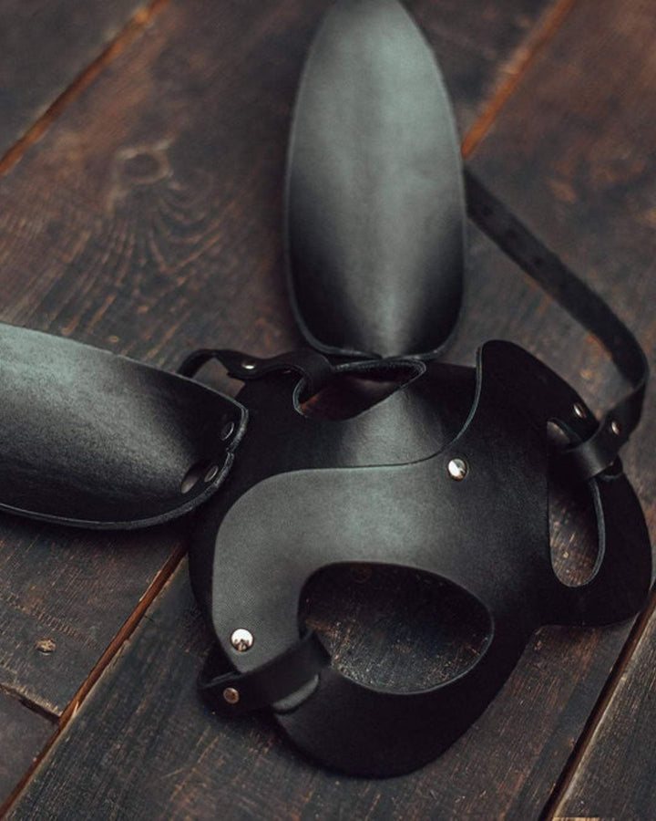 Wara's™ | Leather Bunny Mask