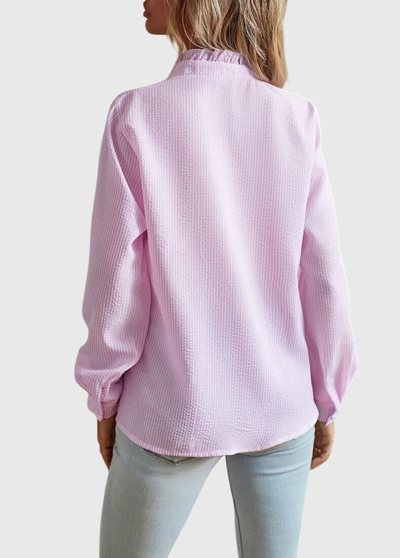 Alice - Ruffle Long Sleeve Shirt