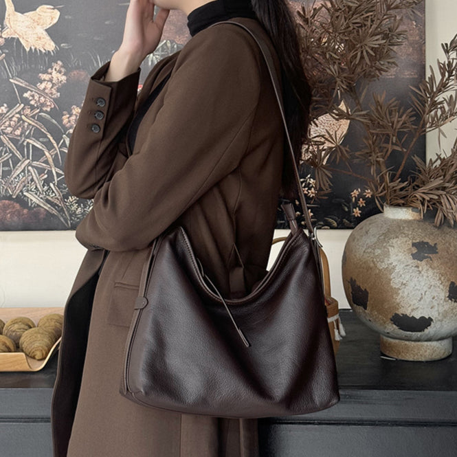 Women's High-End Retro Genuine Leather Shoulder Bag