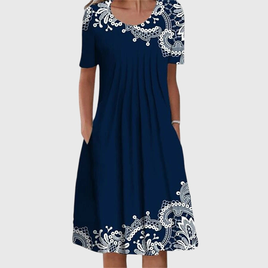 Danielle - Elegant Tummy Covering Dress