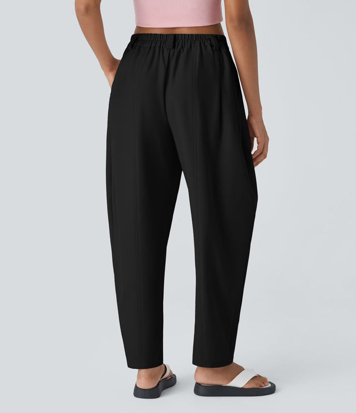 Mid Rise - Side Pocket Barrel Leg Work Trousers