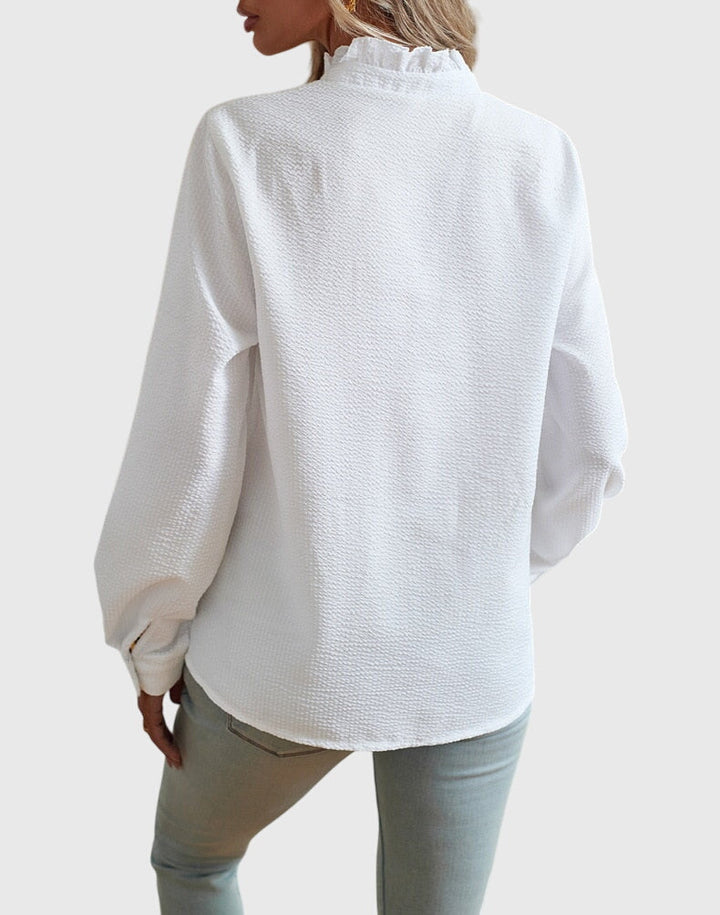 Alice - Ruffle Long Sleeve Shirt