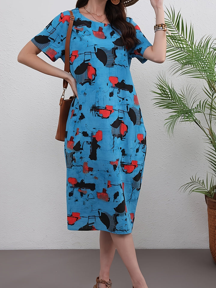 Reshma - Elegant Tummy Covering Maxi Dress