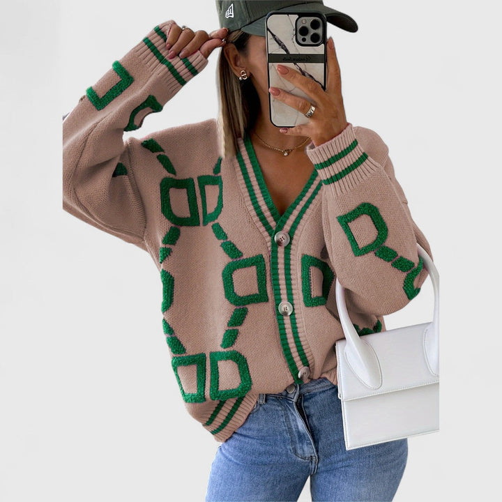 Cristine - Block Knit Cardigan