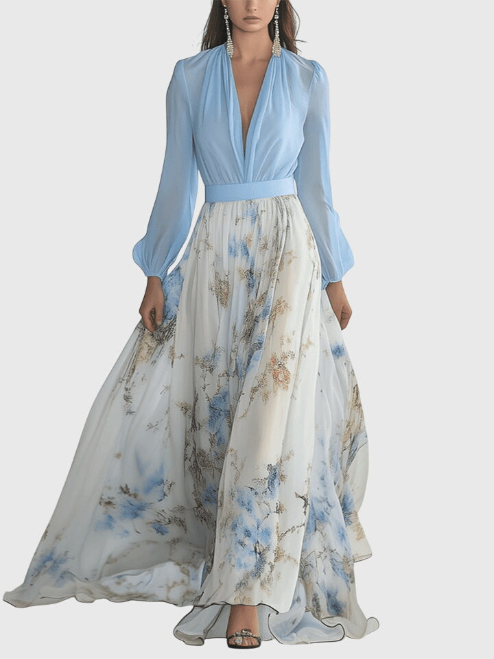 Dawn™ - Long Dress with Floral Print
