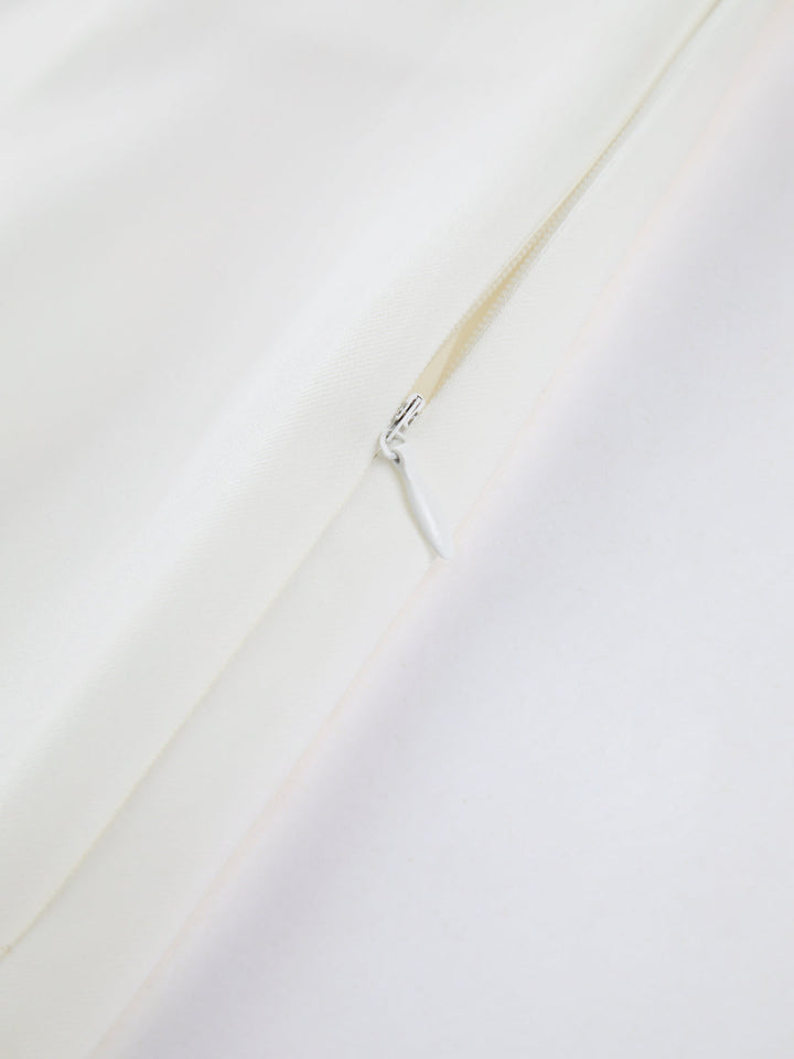 Semi-Sheer Wide Leg Culotte Pants