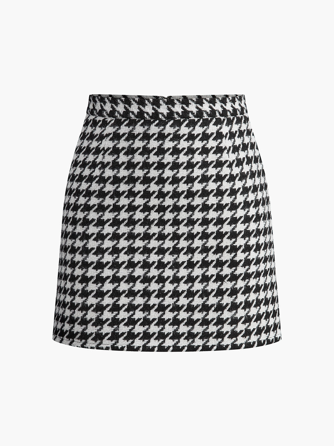 Plaid Tweed Mini Skirt