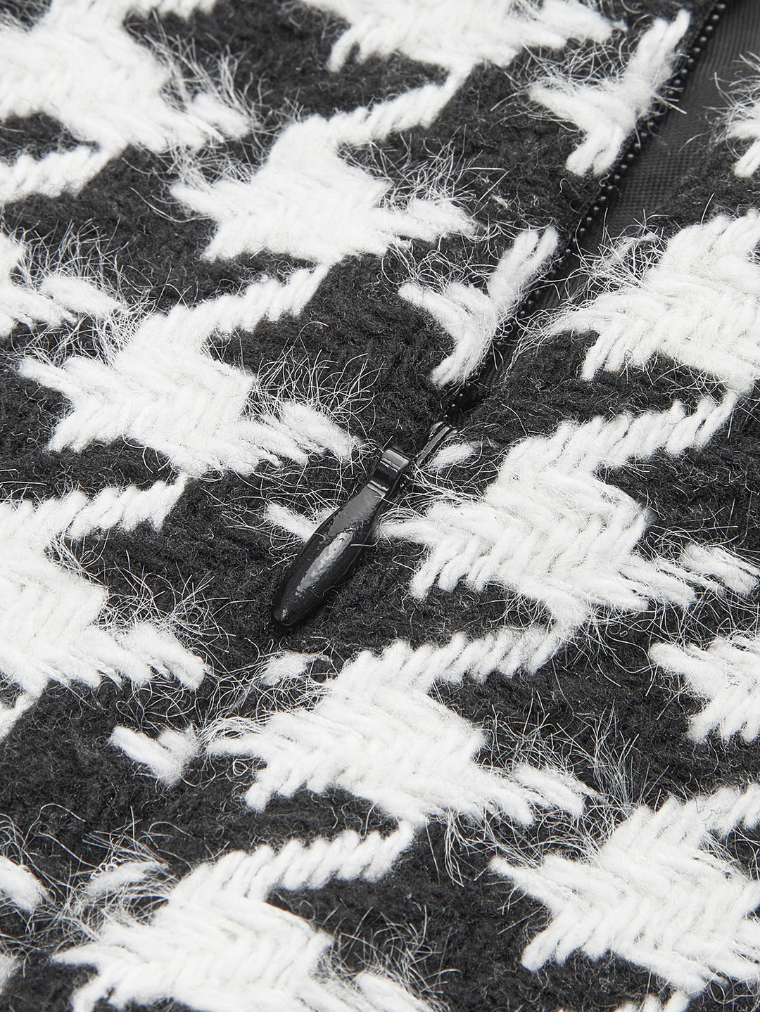 Plaid Tweed Mini Skirt