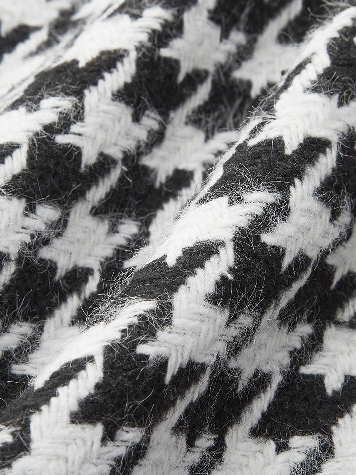 Plaid Tweed Mini Skirt