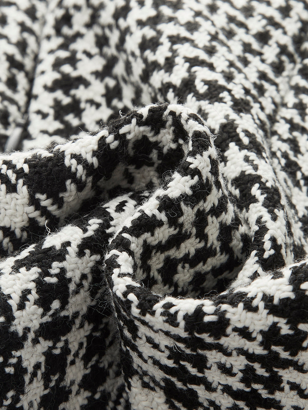 Wool-Blend Checked Mini Skirt