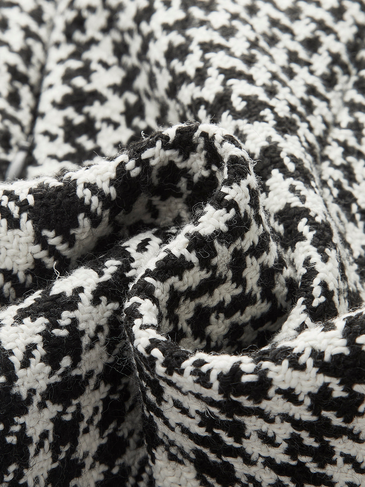 Wool-Blend Checked Mini Skirt