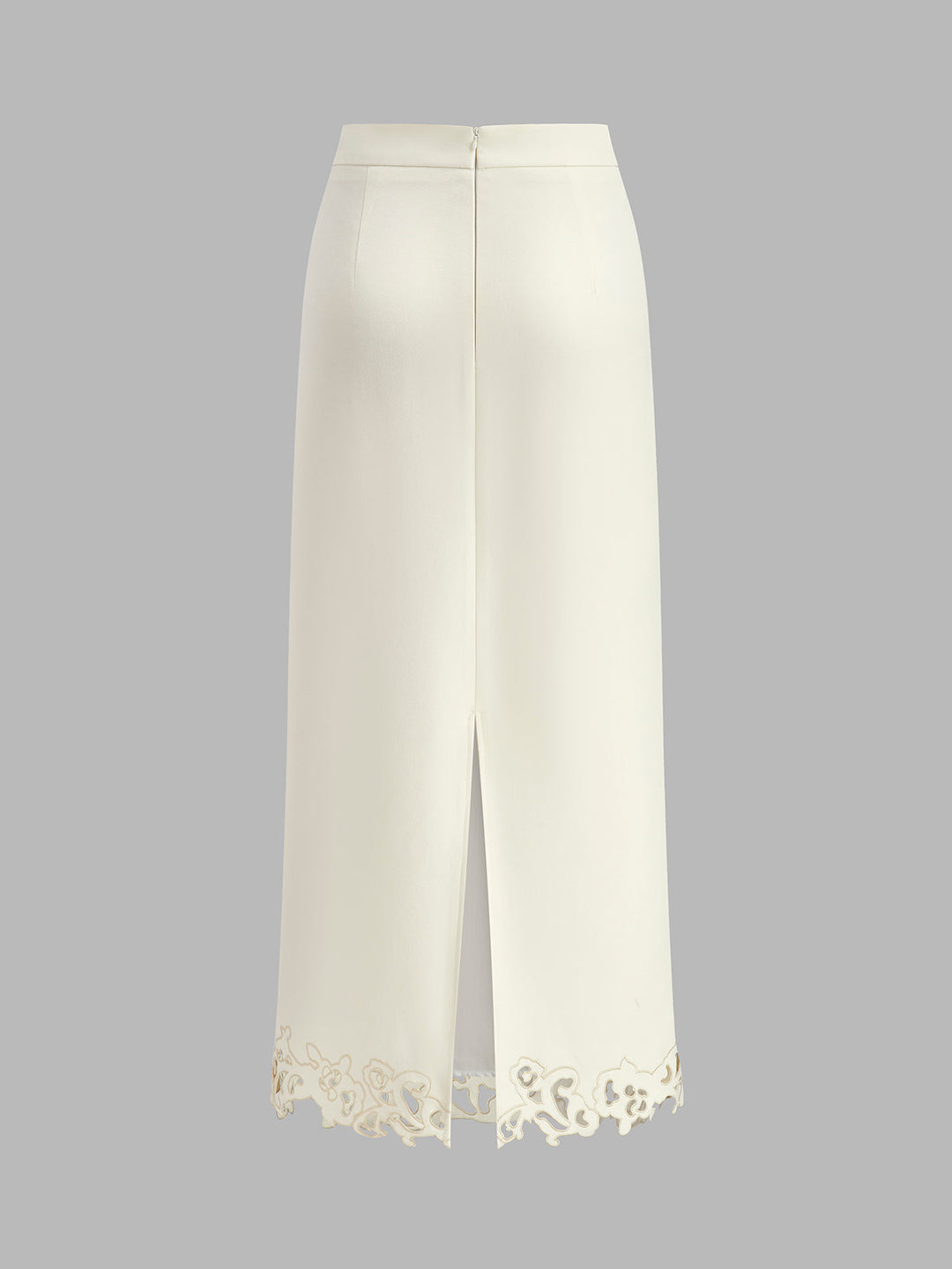 3D Embroidered A-Line Skirt