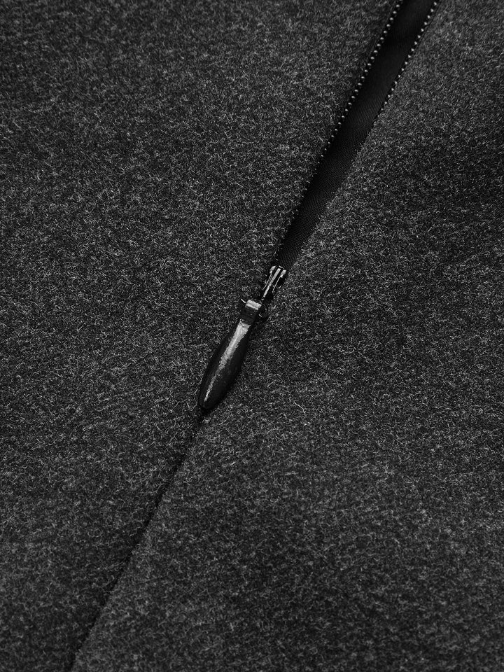 Elegant Pleated Belted Mini Skirt