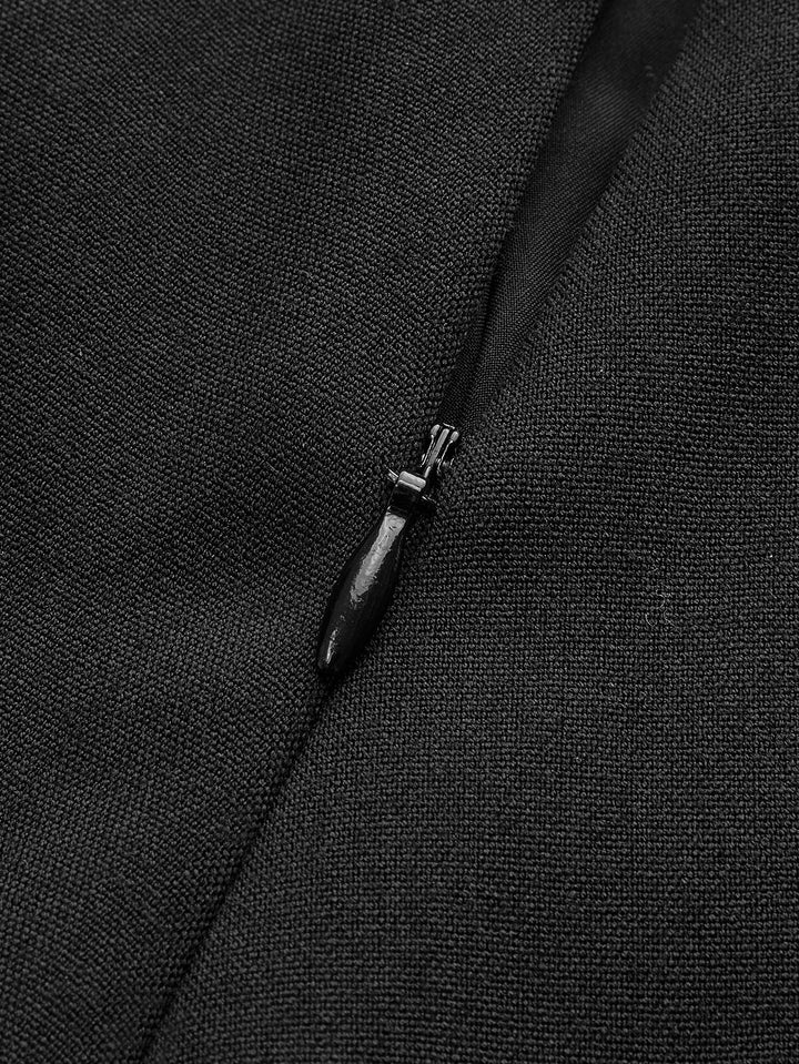 Pleated Mini Skirt Without Belt