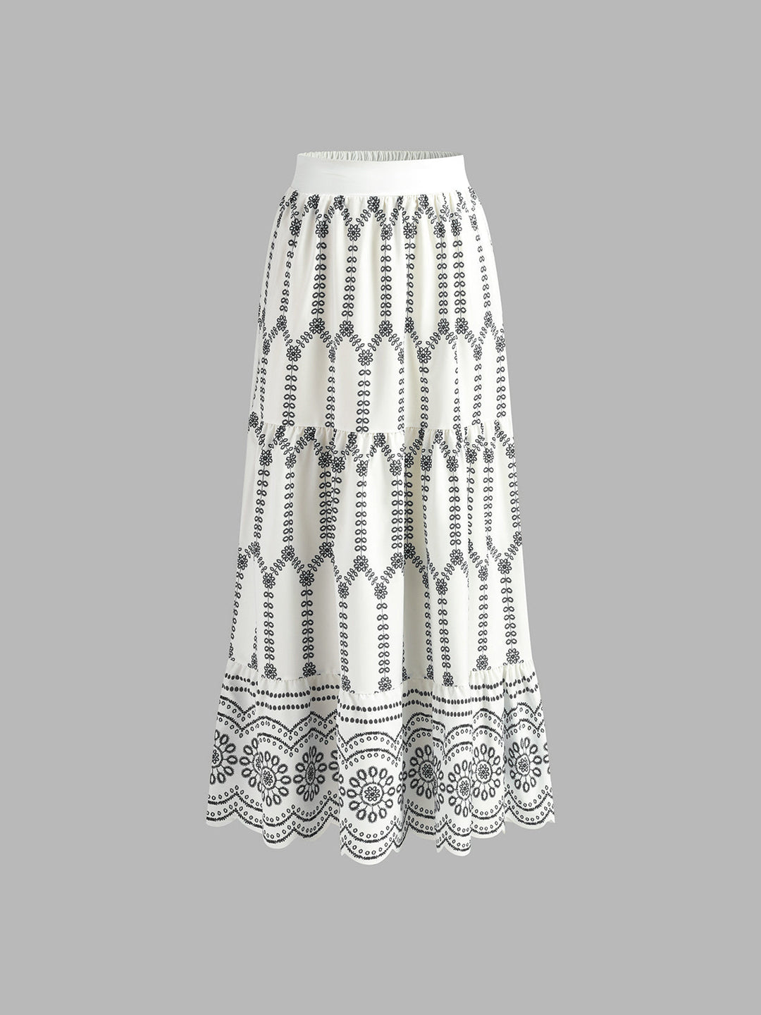 Printed Sleeveless Tie Back Skirt Set