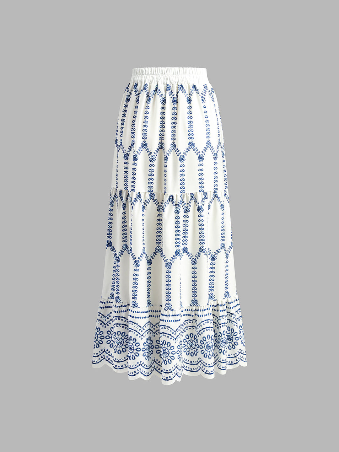 Printed Sleeveless Tie Back Skirt Set