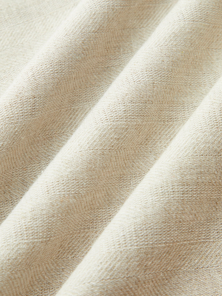 Linen Blend Wide-Leg Pants