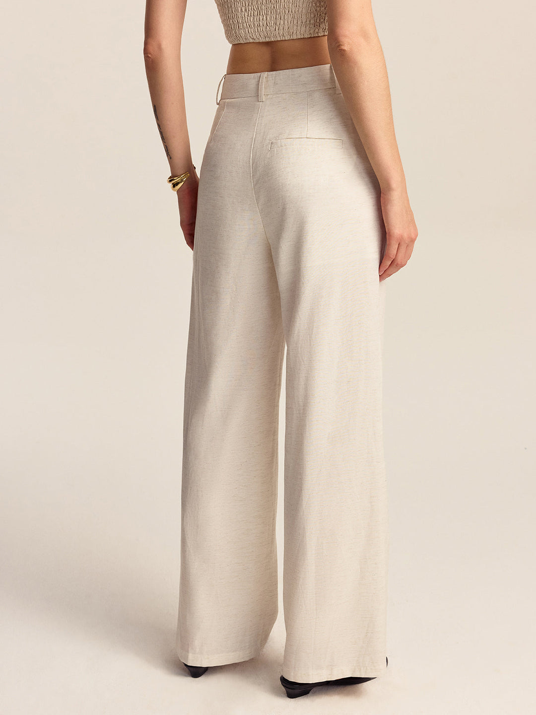 Tencel-Linen Blend Trousers