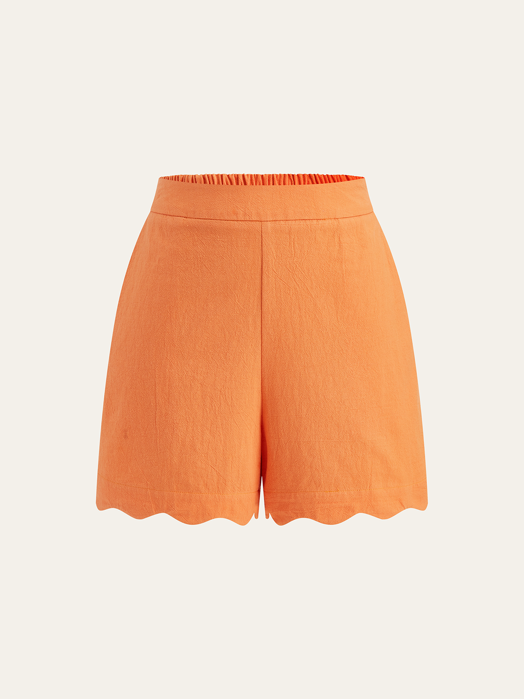 Scallop Hem Cami Top and Shorts Set