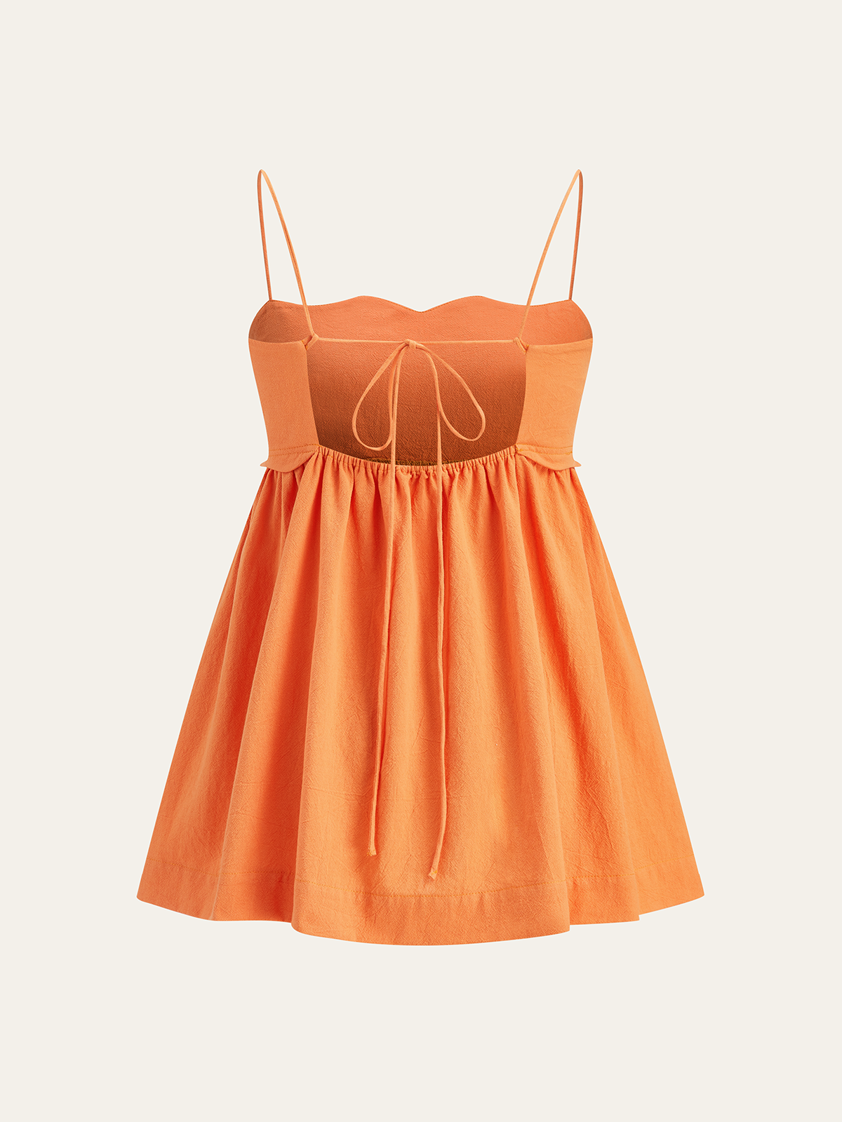 Scallop Hem Cami Top and Shorts Set