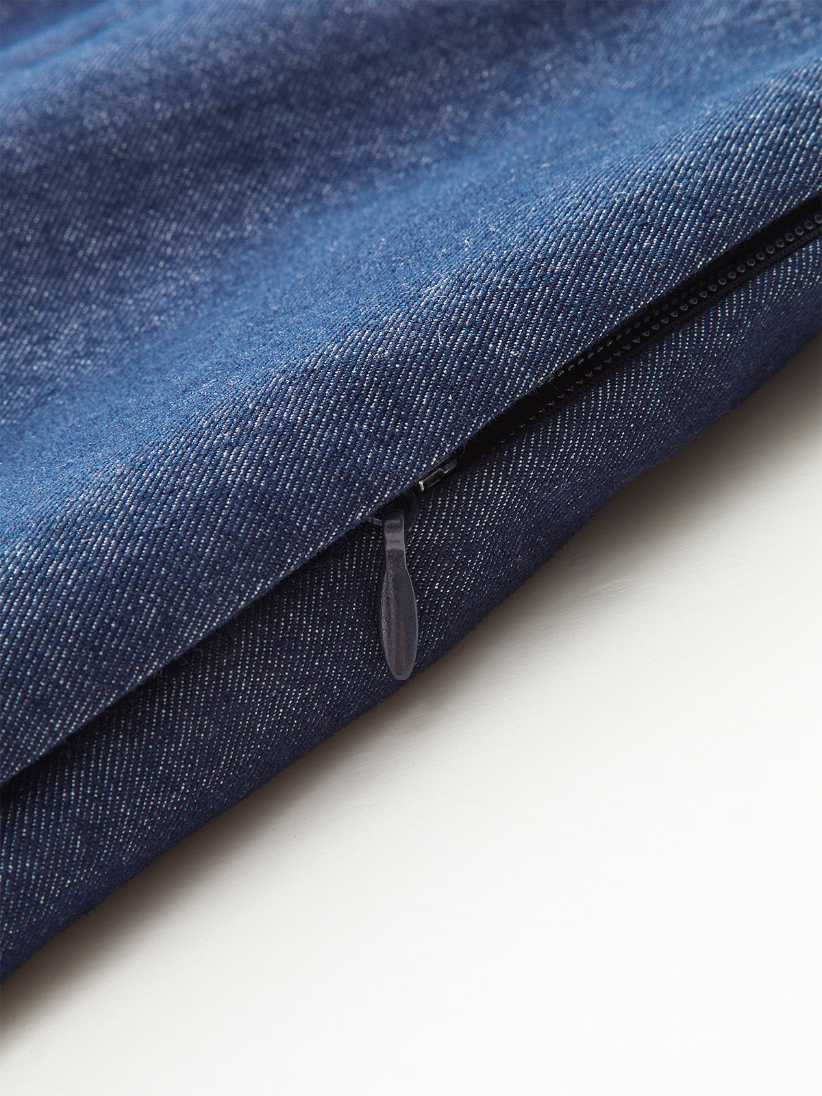 Faux Denim Shorts with Metal Chain Belt