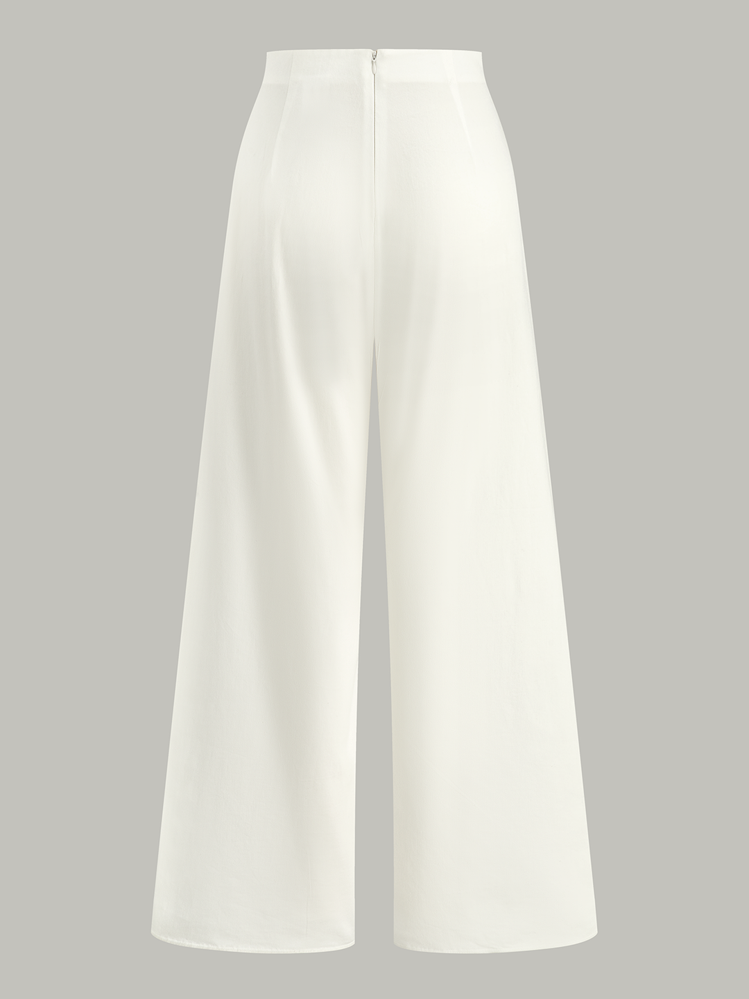 Embroidery Cut-Out Wide-Leg Pants