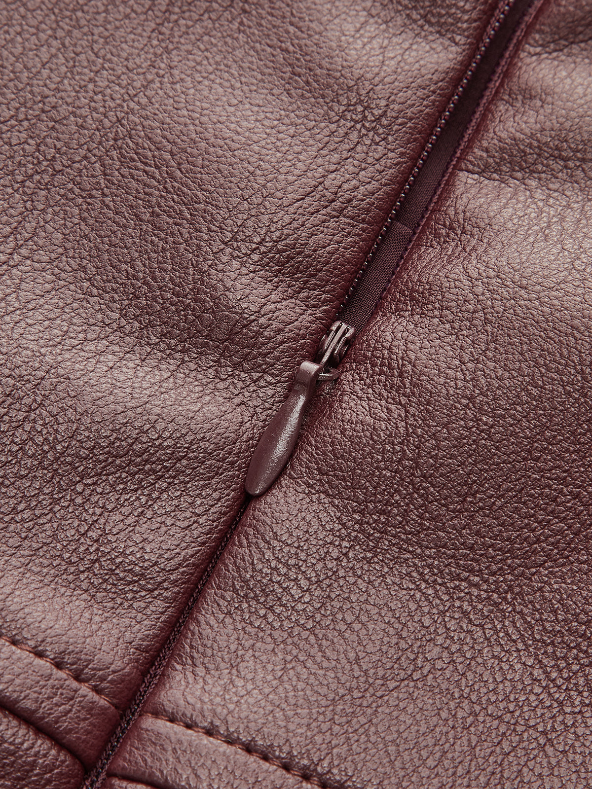 PU High-Waisted Flared Mini Skirt