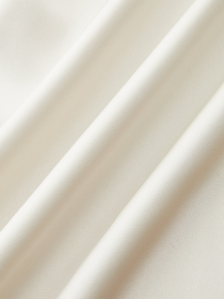 Layered Satin Maxi Skirt