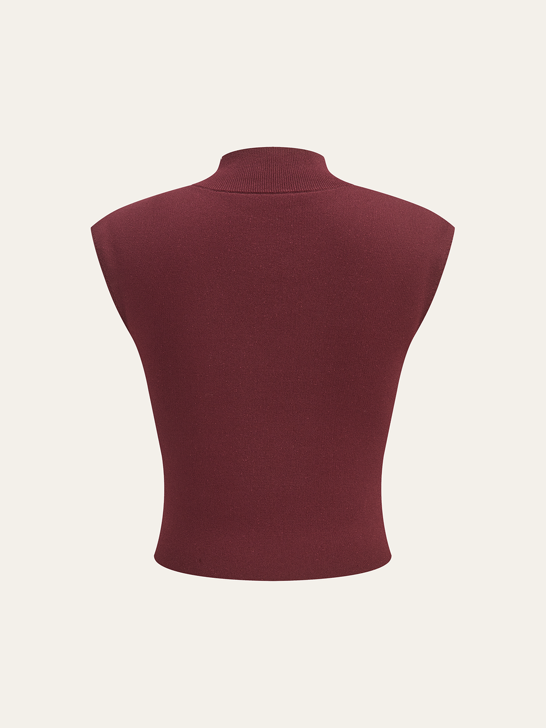 Mock Neck Sleeveless Top and Pleated Midi Skirt Set