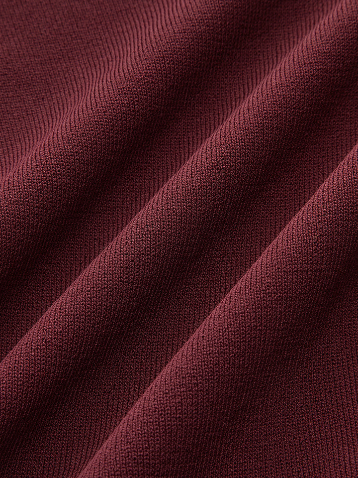 Mock Neck Sleeveless Top and Pleated Midi Skirt Set