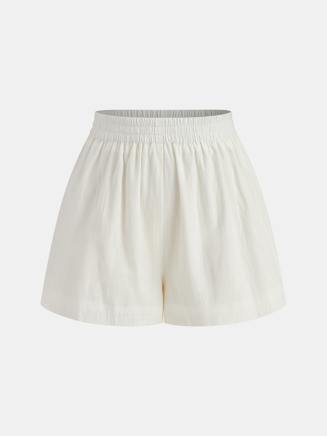 Square Neck Pleated Shorts Set