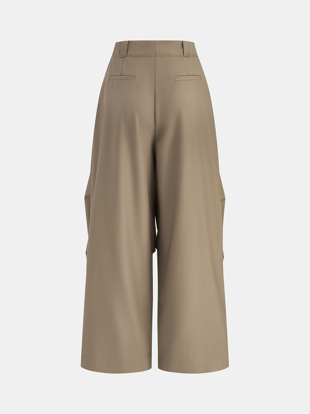 High-Waist Drawstring Parachute Pants