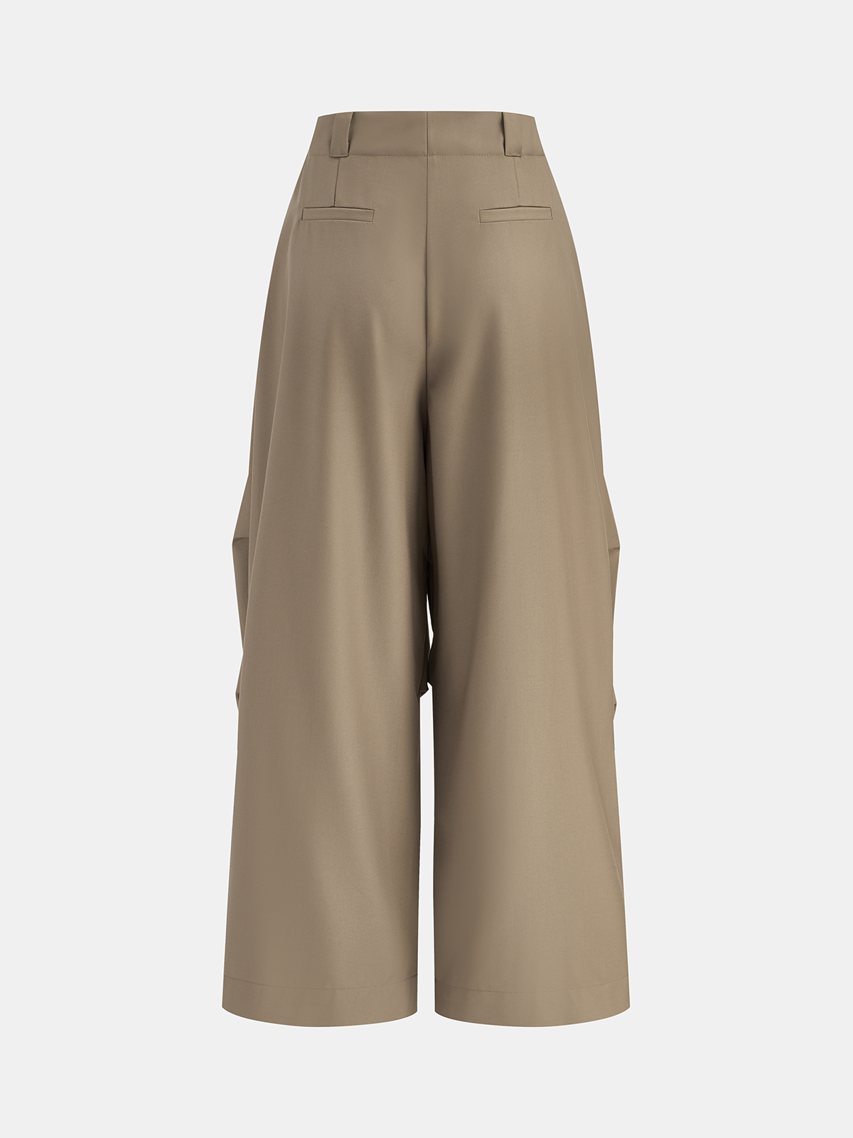 High-Waist Drawstring Parachute Pants