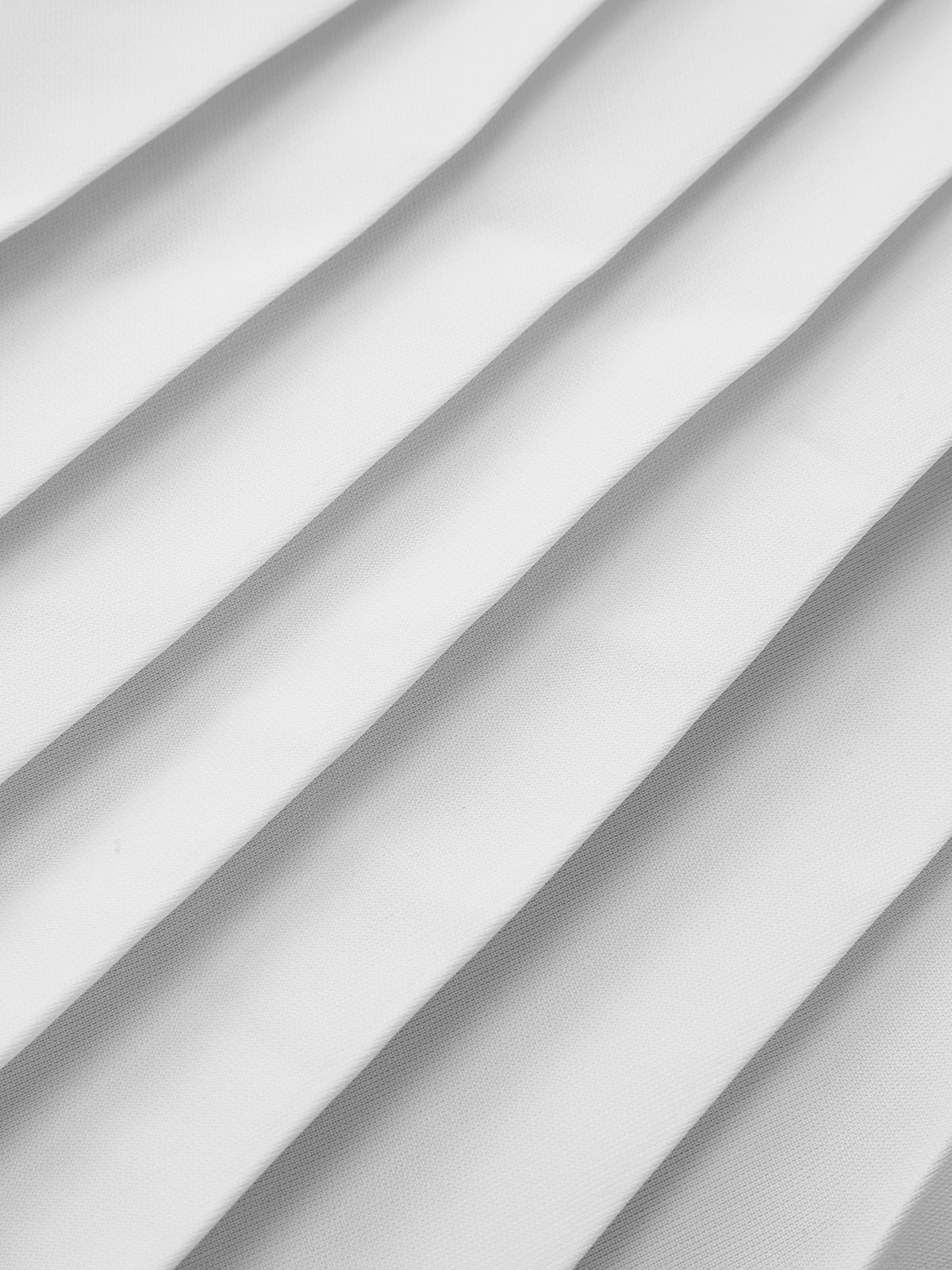 Color-Block Pleated Decor Pocket Mini Skirt