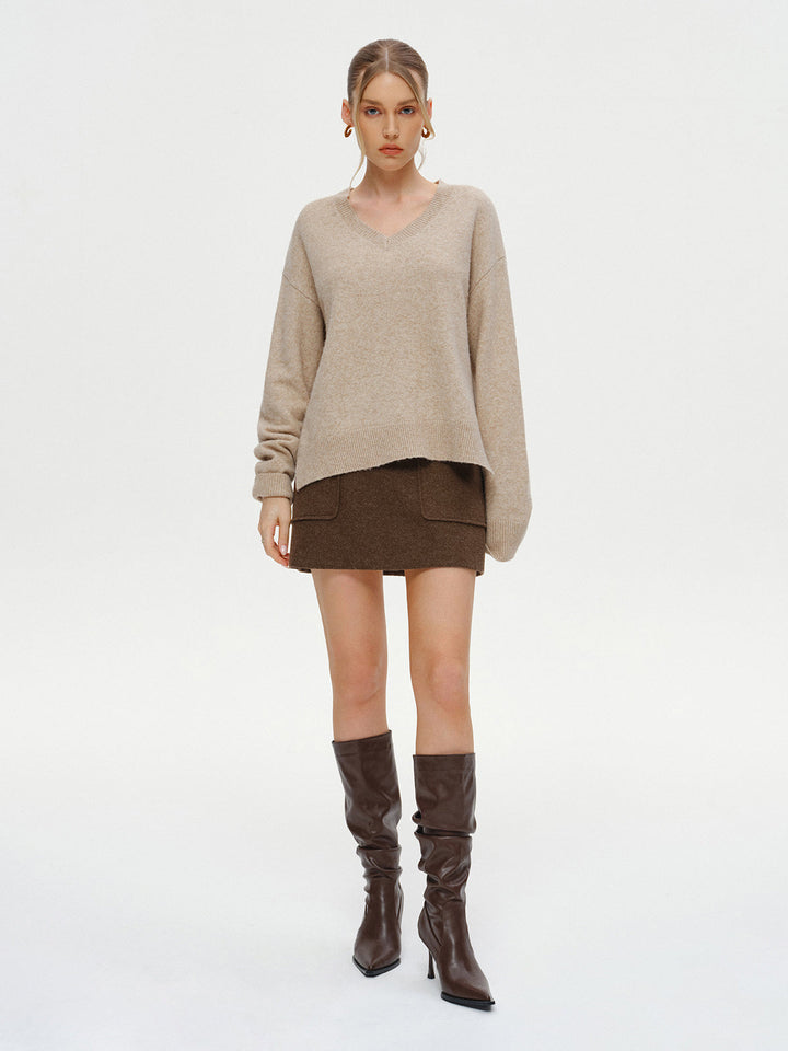 Decor Pocket Tweed Mini Skirt