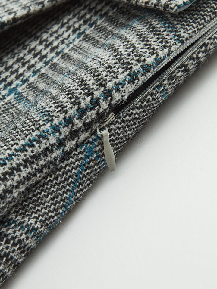 Plaid Pleated High-Waist Mini Skirt