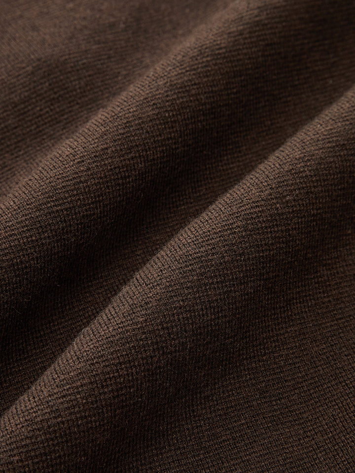 Wool Blend Metal Button Vest and Skirt Set