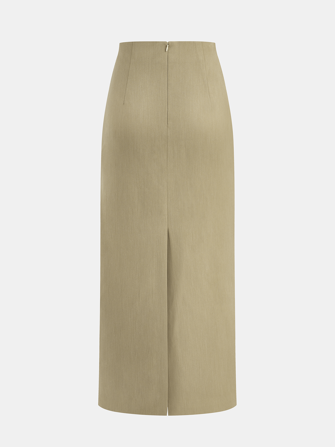 Belted Asymmetrical Drape Skirt