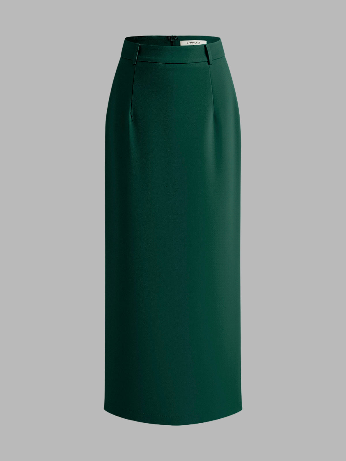 Elegant Slit Back Maxi Skirt Without Belt