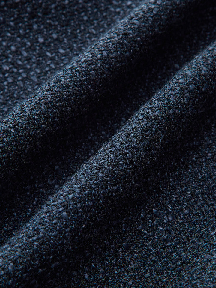 Tweed Mini Skirt with Golden Chain Belt