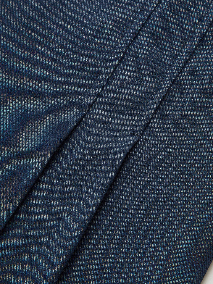 Mid-Waisted Pleated Wide-Leg Pants