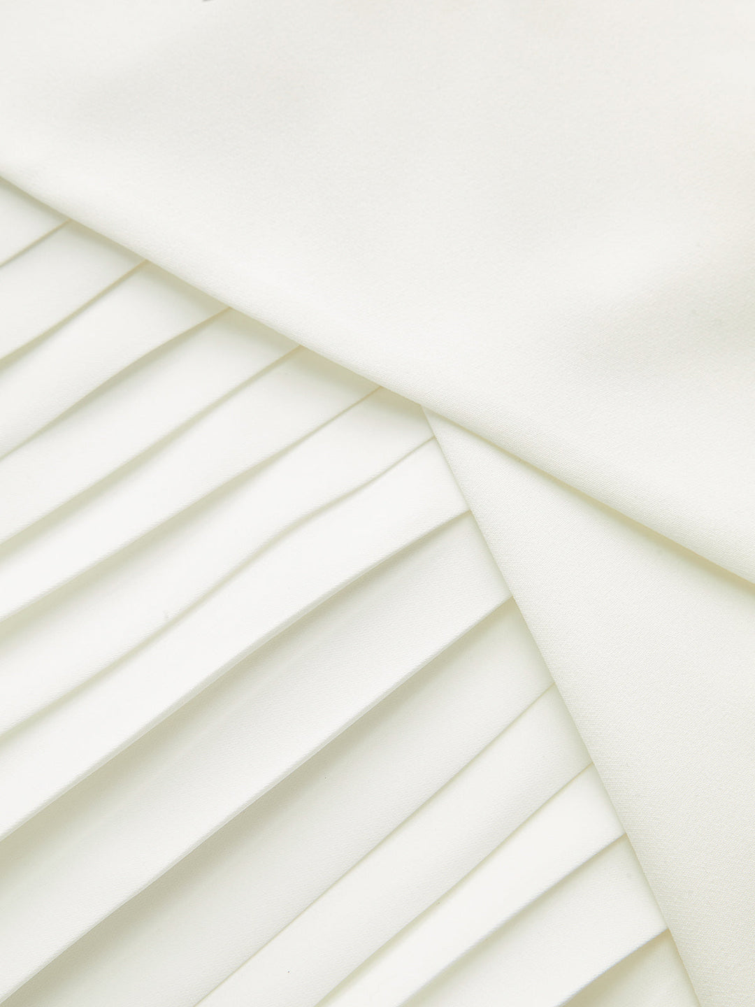 Pleated Panel Mini Skirt