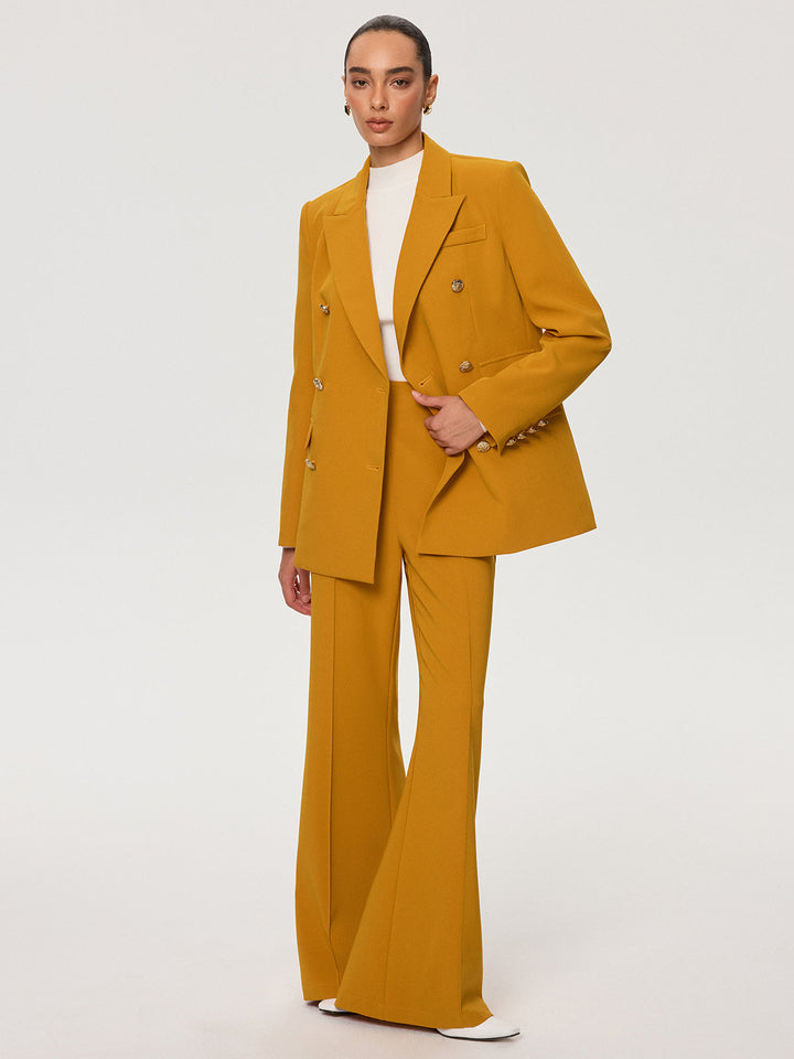 Mid-Waist Flare Pants