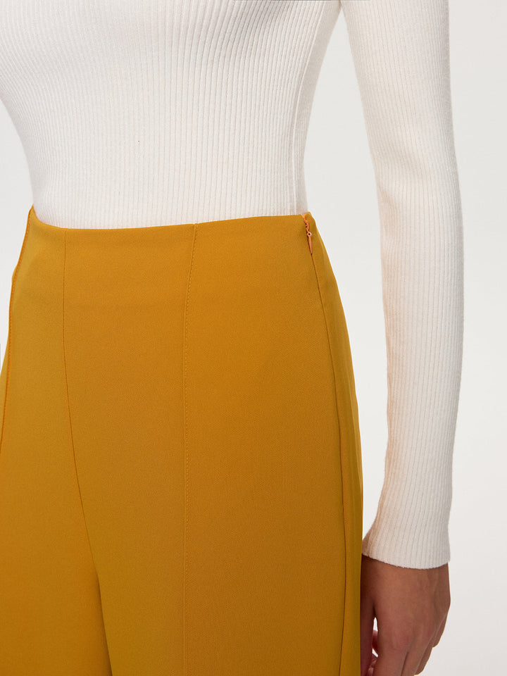 Mid-Waist Flare Pants