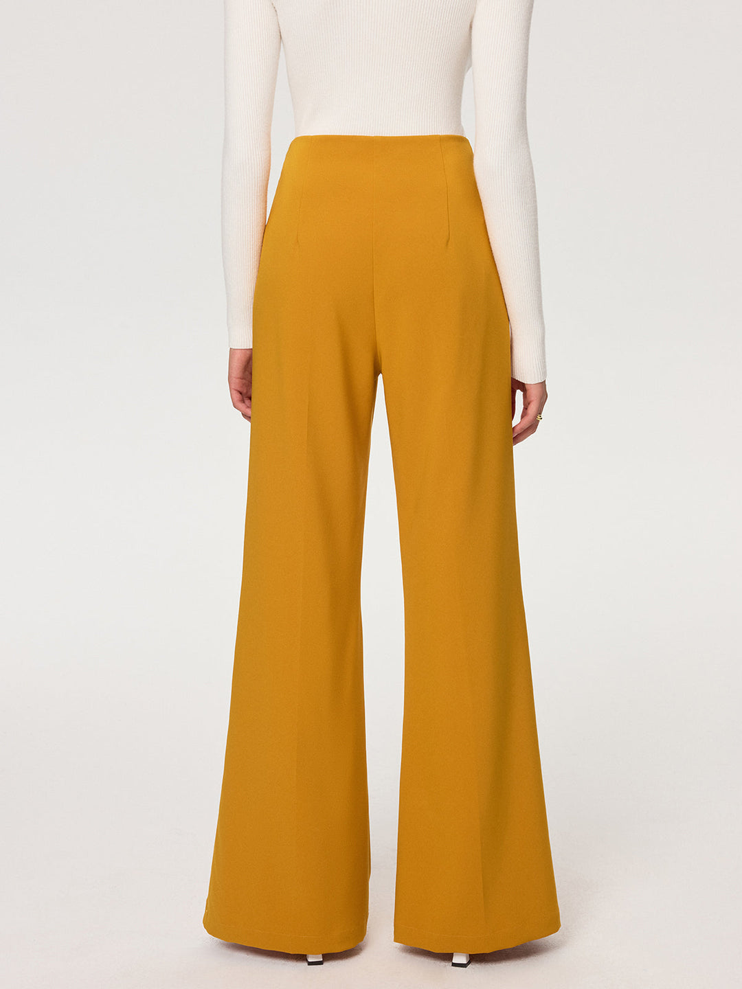 Mid-Waist Flare Pants