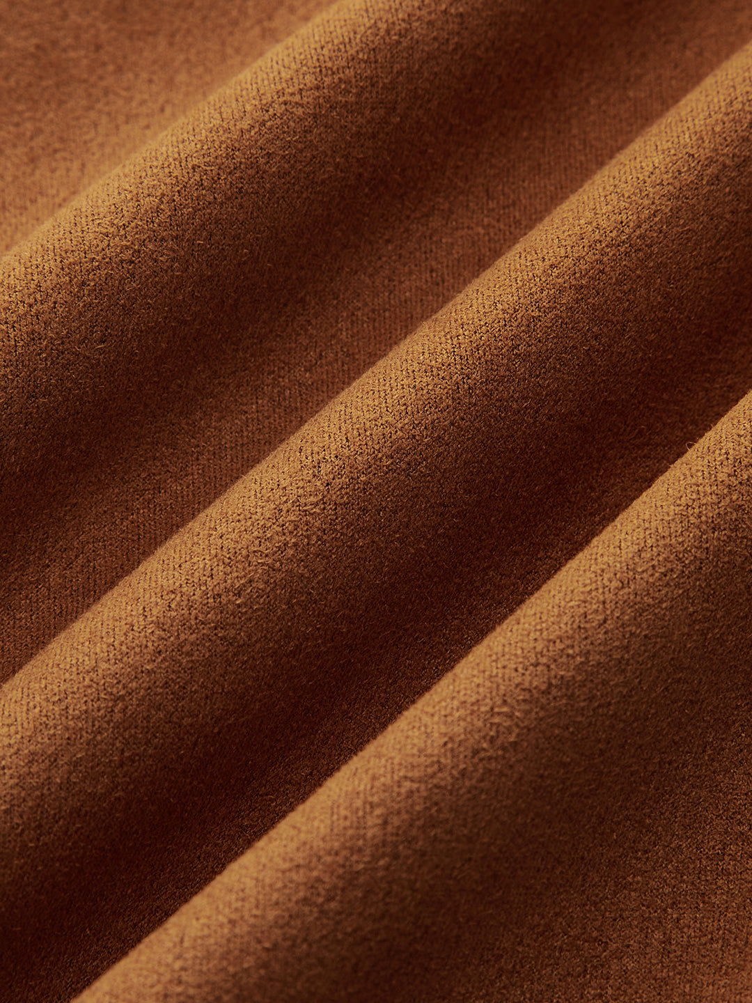 Lace Hem Suede Effect Mini Skirt