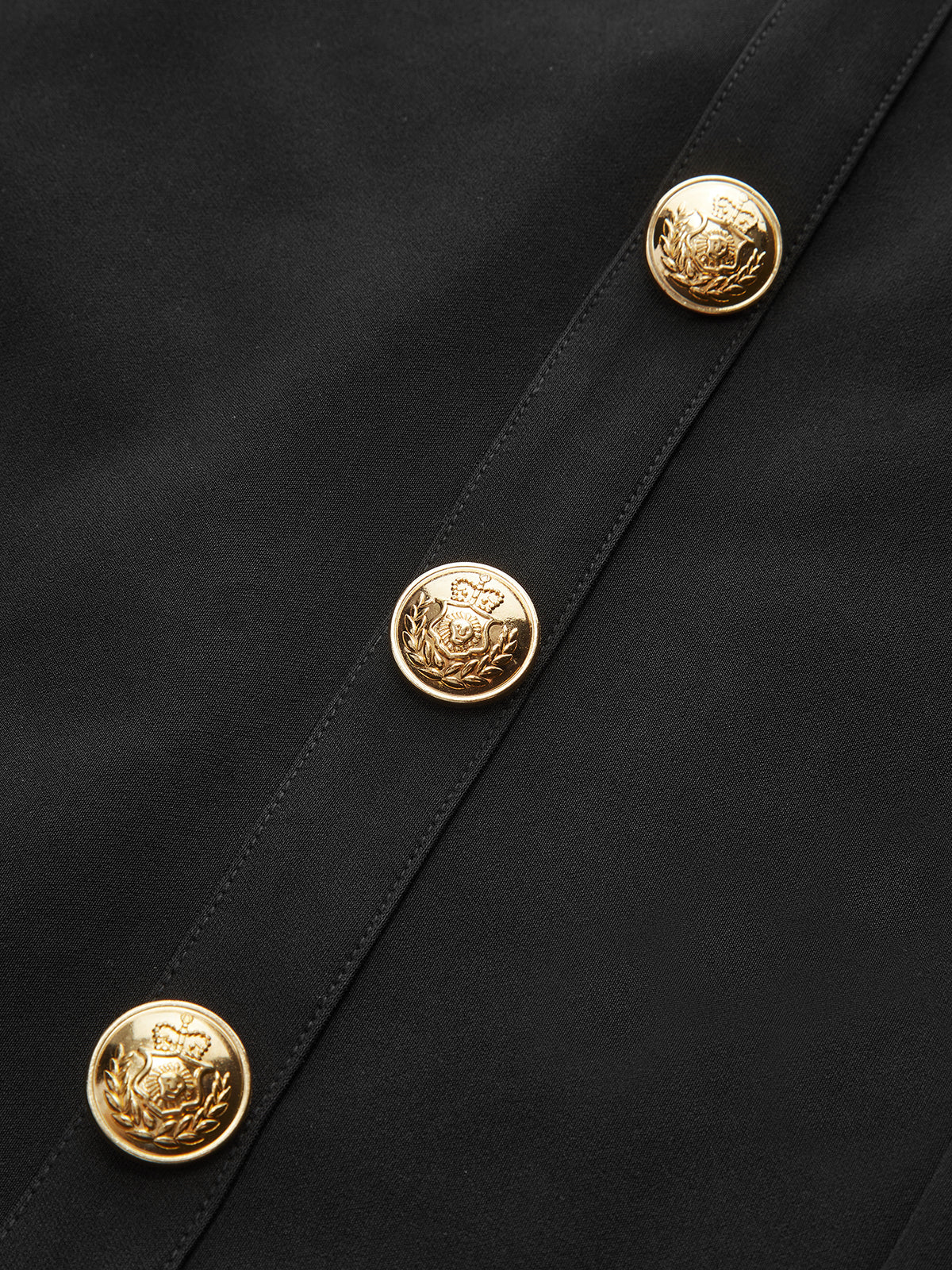 Metal Decor Midi Pencil Skirt