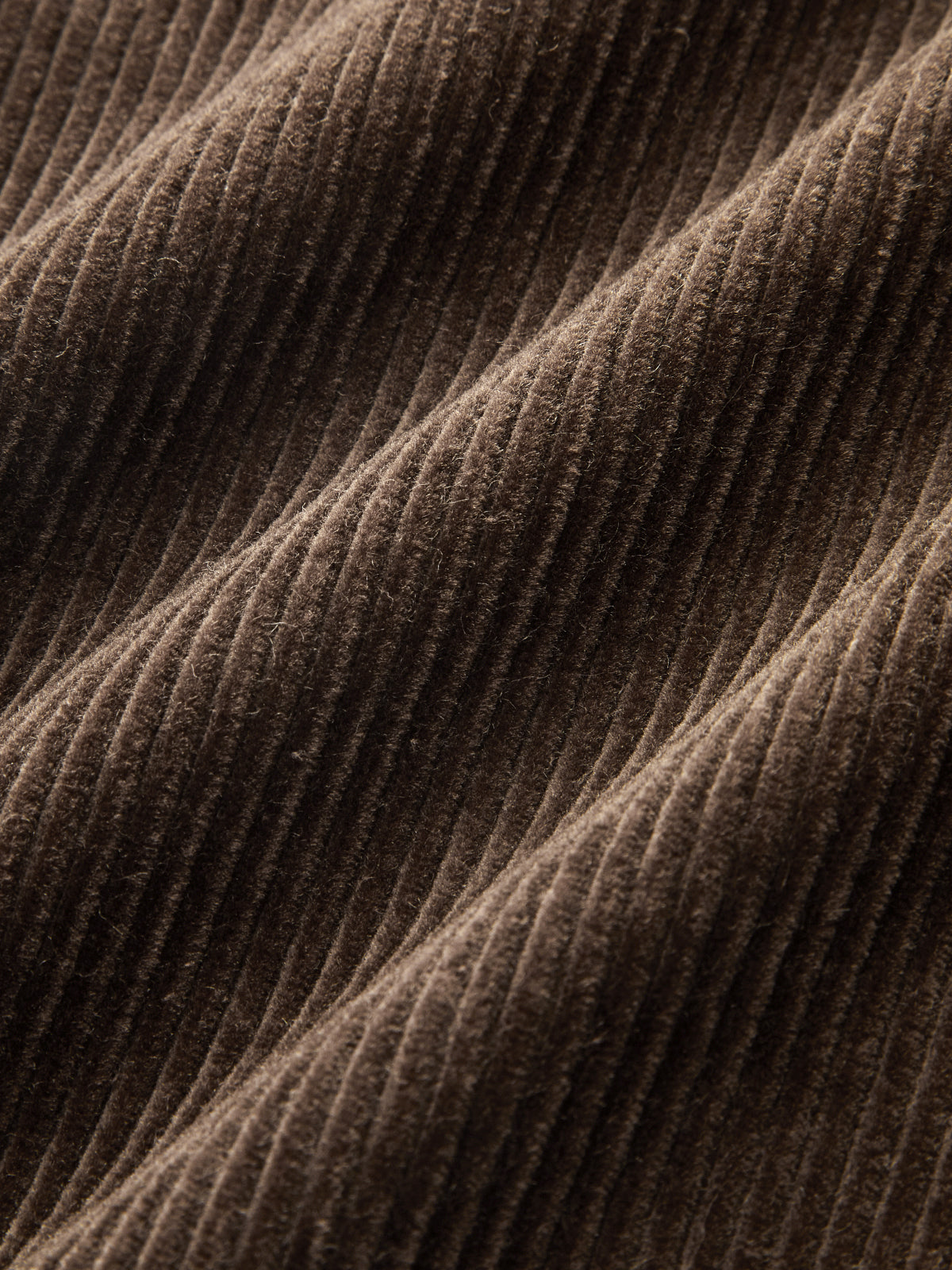 Mid-Waist Corduroy Straight-Leg Pants