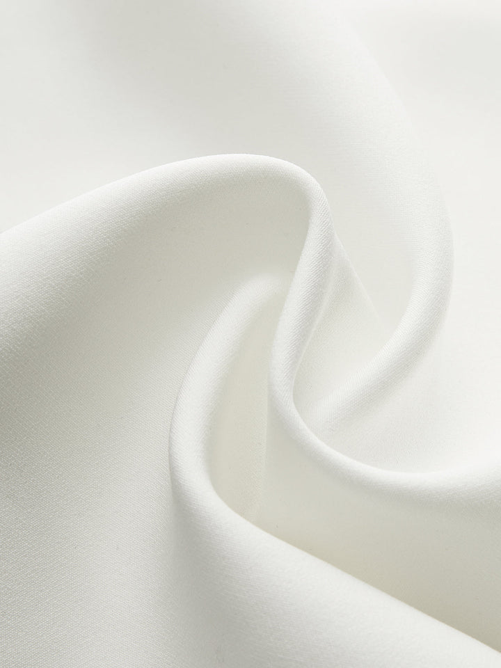 Lace Trimmed Satin Wrap Skirt