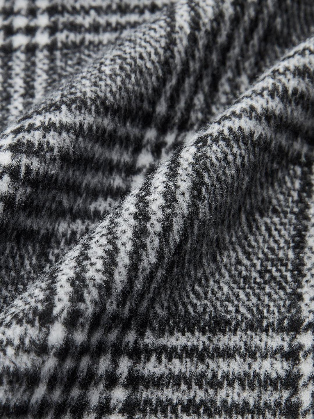 Belted Plaid High-Waisted Pants